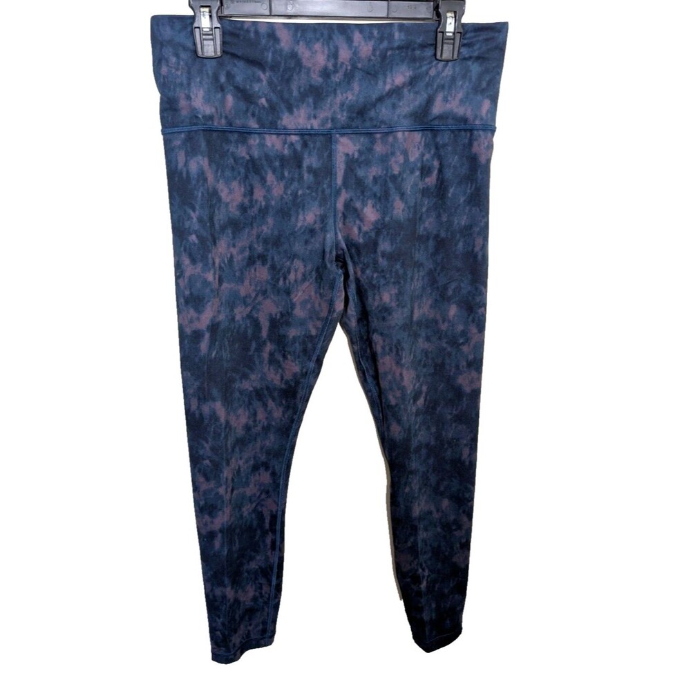 Athleta Elation 7/8 Legging Tie Dye Athletic Athleisure Pull On Size Large
